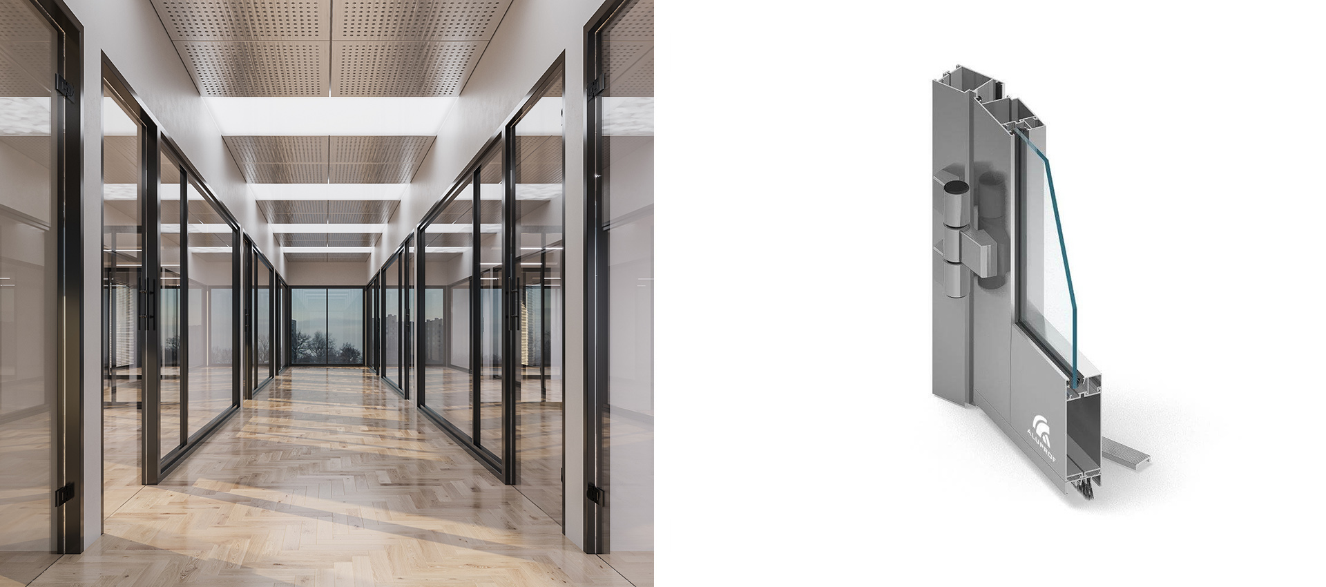 MB-45 - systém ALUPROF