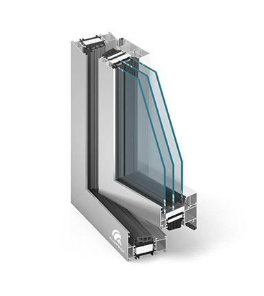 MB-86 AERO  - systém ALUPROF