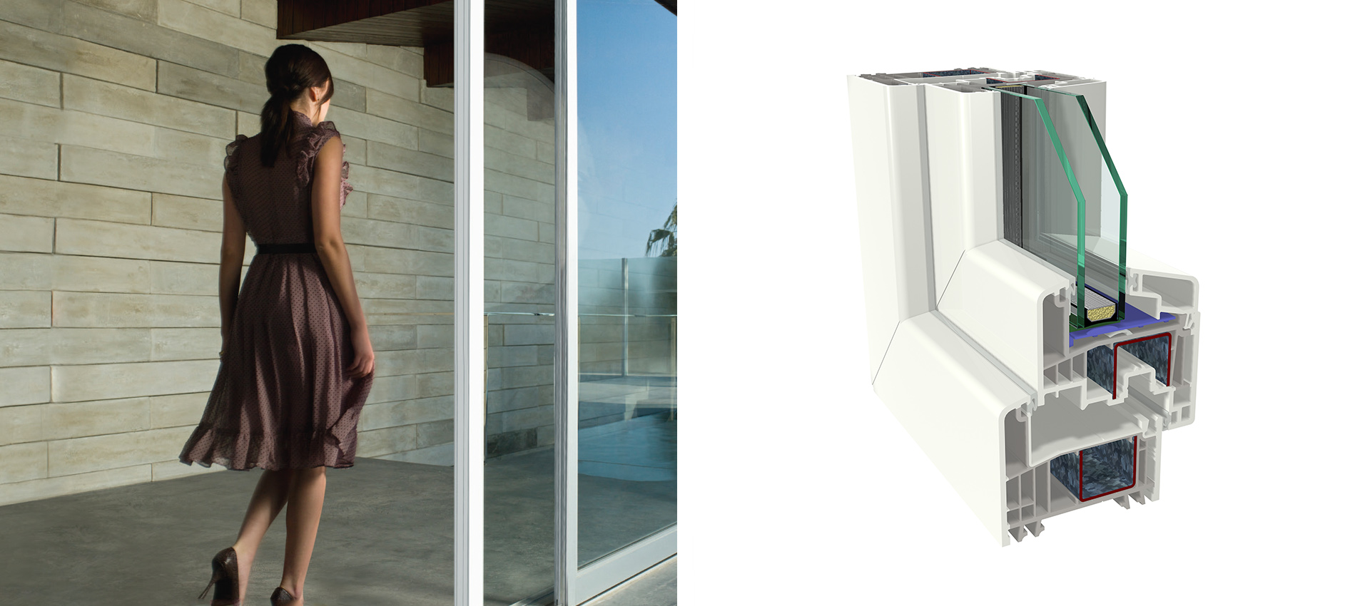 Plastová okna S9000 AD