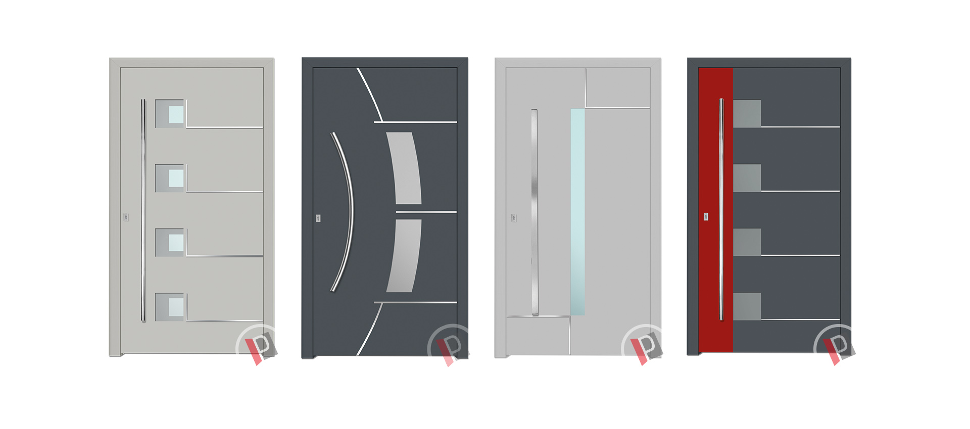 Vchodové panelové dveře ALUPROF